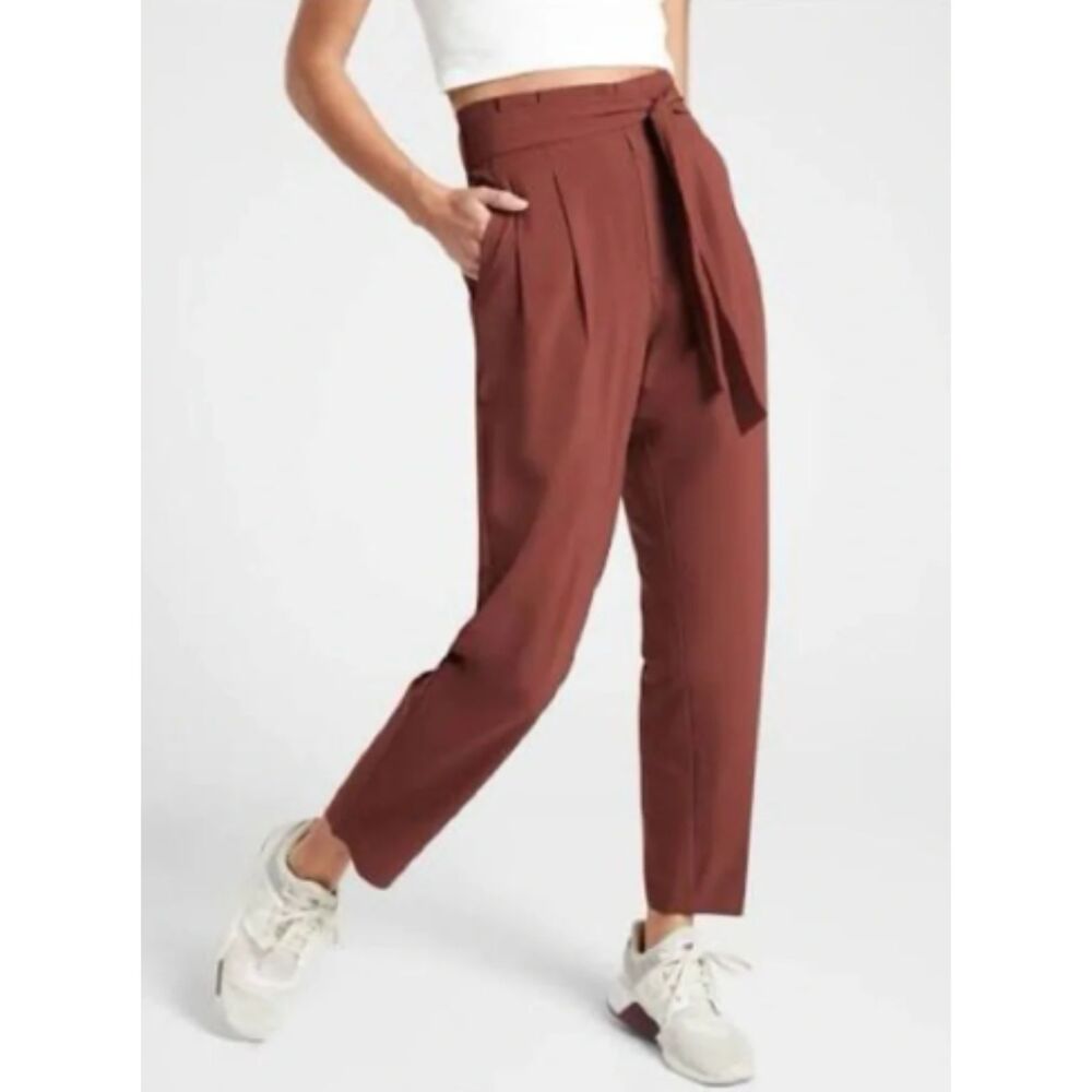 Athleta Skyline Pant II Burgundy Maroon 10 Tall